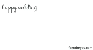 Billbo Demo Version font – happy Wedding Day Fonts